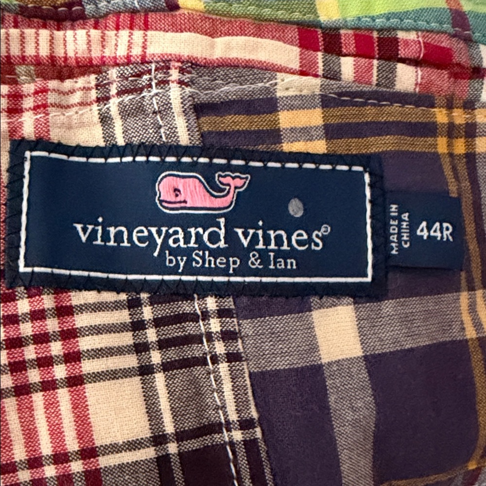 Vineyard Vines Madras Patchwork Blazer 44R NWT Kentucky Derby Preppy Sport Coat - Picture 2 of 16